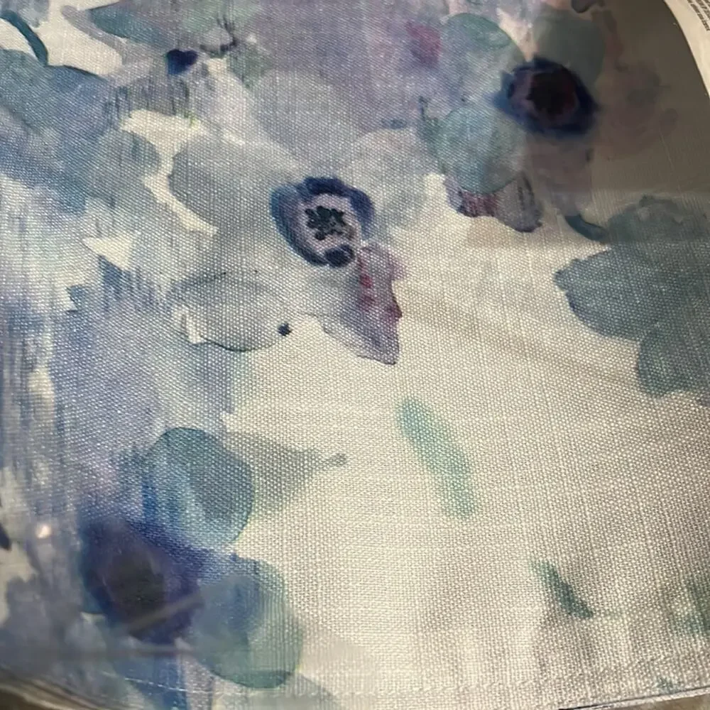 LENOX WHERE‎ ENTERTAINMENT IS SET OF 4 PLACEMENTS MATS INDIGO FLORAL NWT.